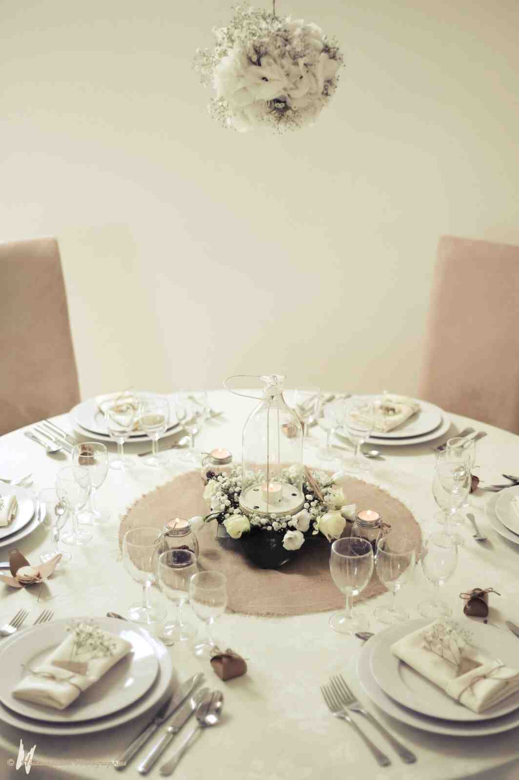 Comment décorer une table ronde pour un mariage ?