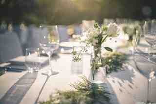 Decoration table ronde mariage champetre